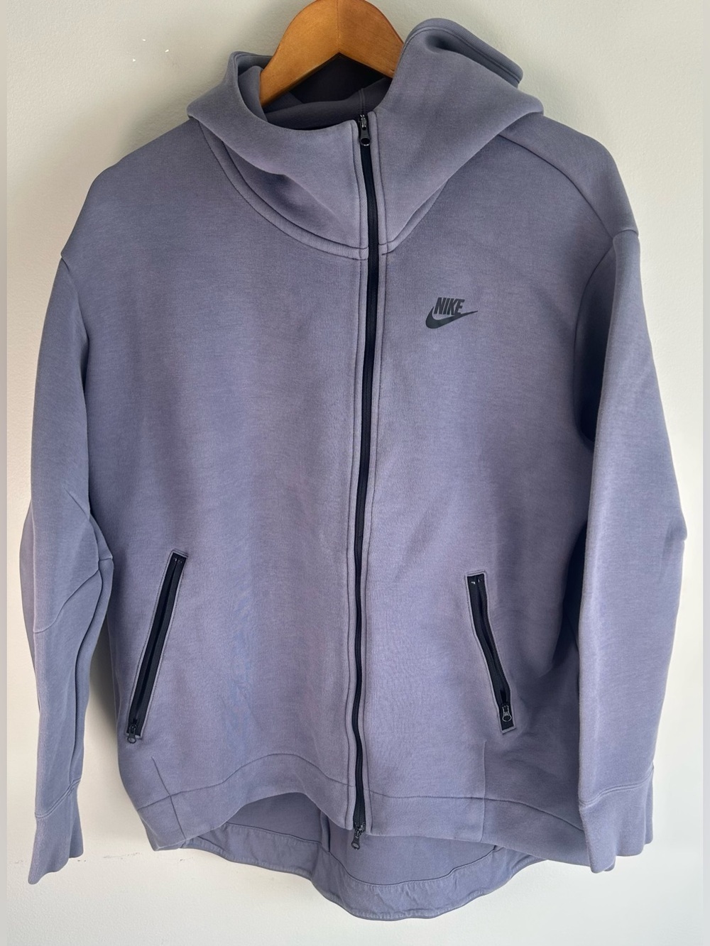 Nike Women's Sportswear Tech Fleece Windrunner Full-Zip Hoodie Size M Blue